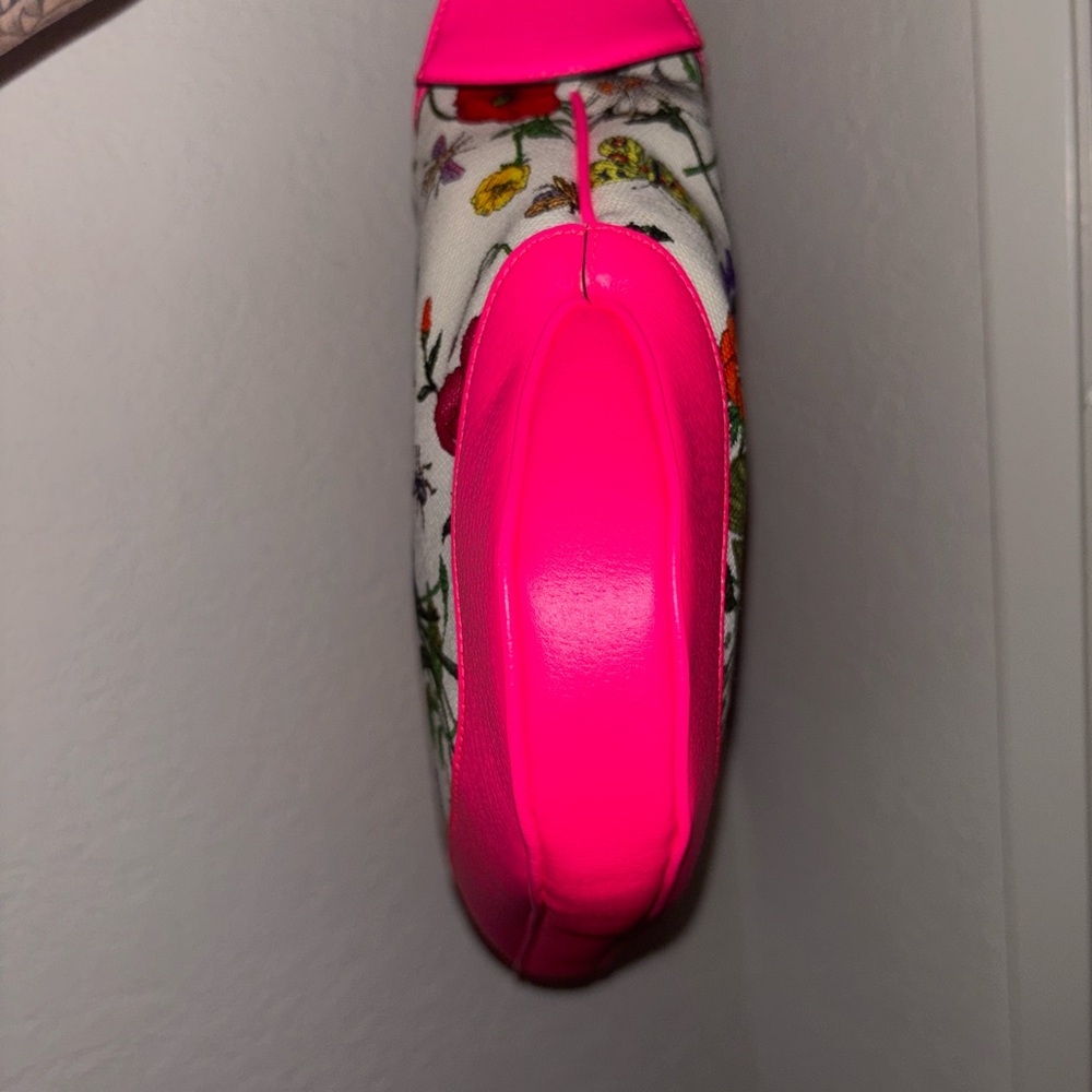 Gucci Jackie 1964 Floral Pink Shoulder Bag - Picture 9 of 14